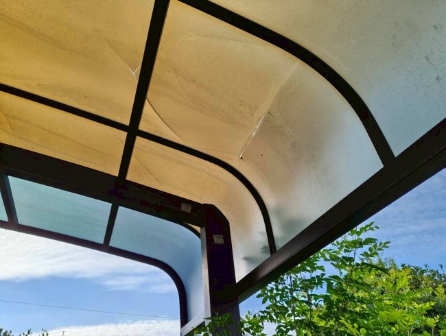 平板屋根　施工前